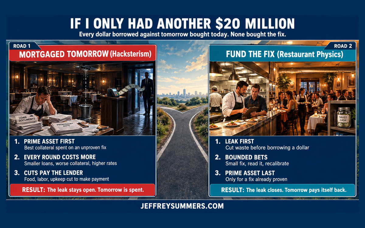 If I Only Had Another $20 Million